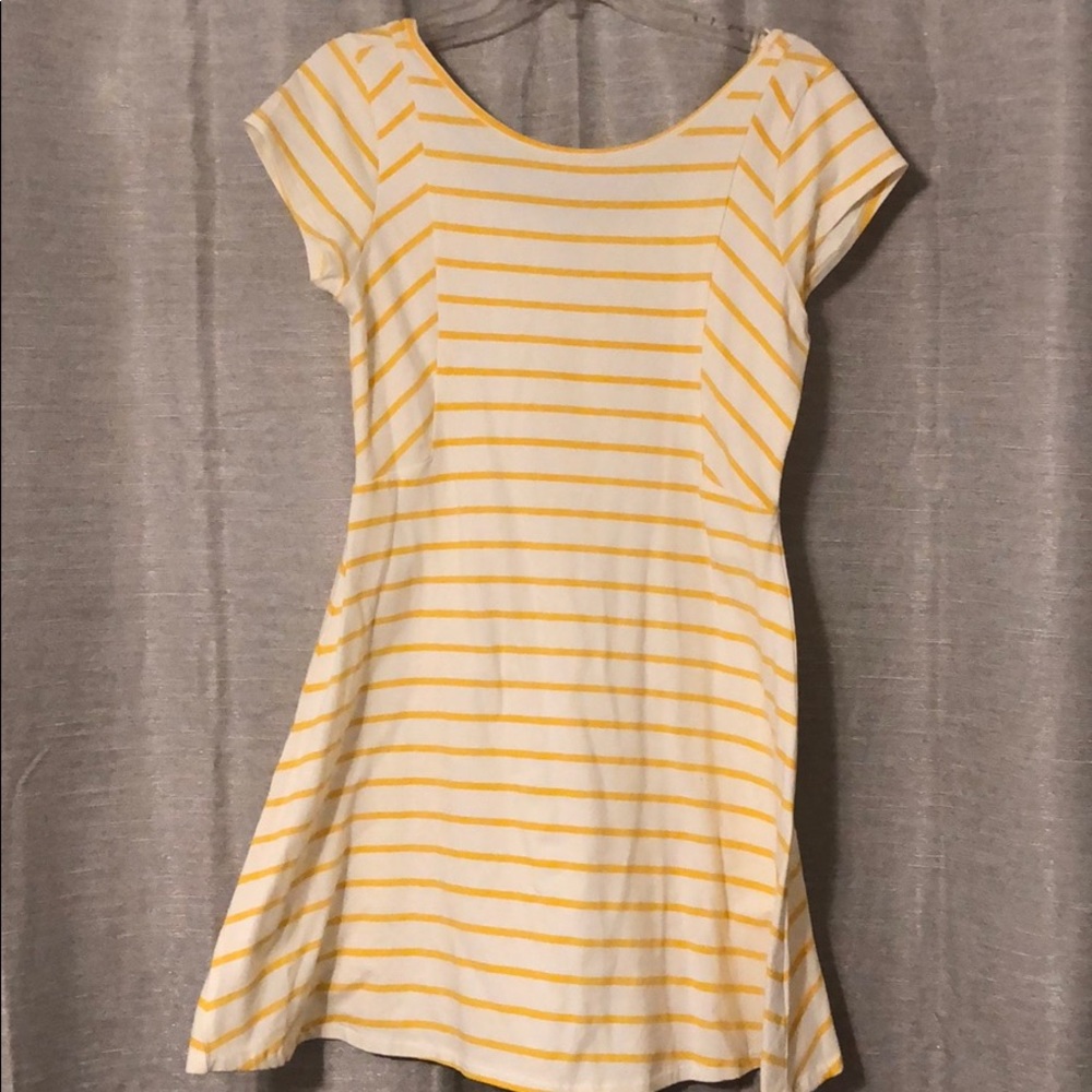 Striped mini dress